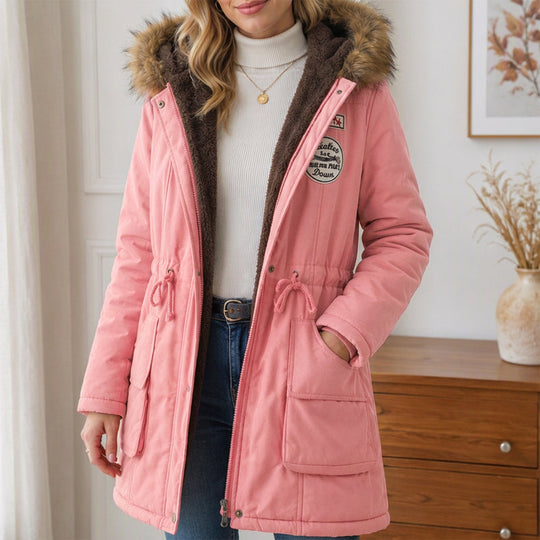 🧥 Cozy Coverage, Easy Movement | Women's Warm-Lined Hooded Parka Jacket