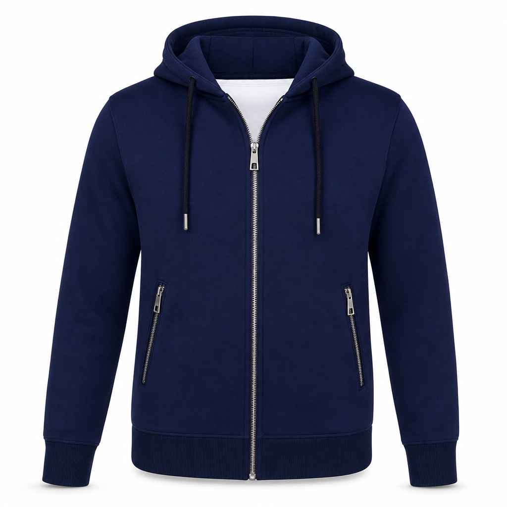 🔐 Secure Zip Pockets, Easy Full-Zip Style | Women's Hooded Knit Jacket