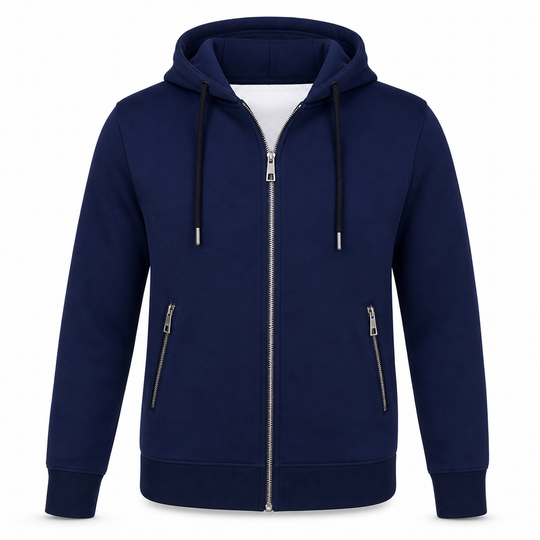 🔐 Secure Zip Pockets, Easy Full-Zip Style | Women's Hooded Knit Jacket
