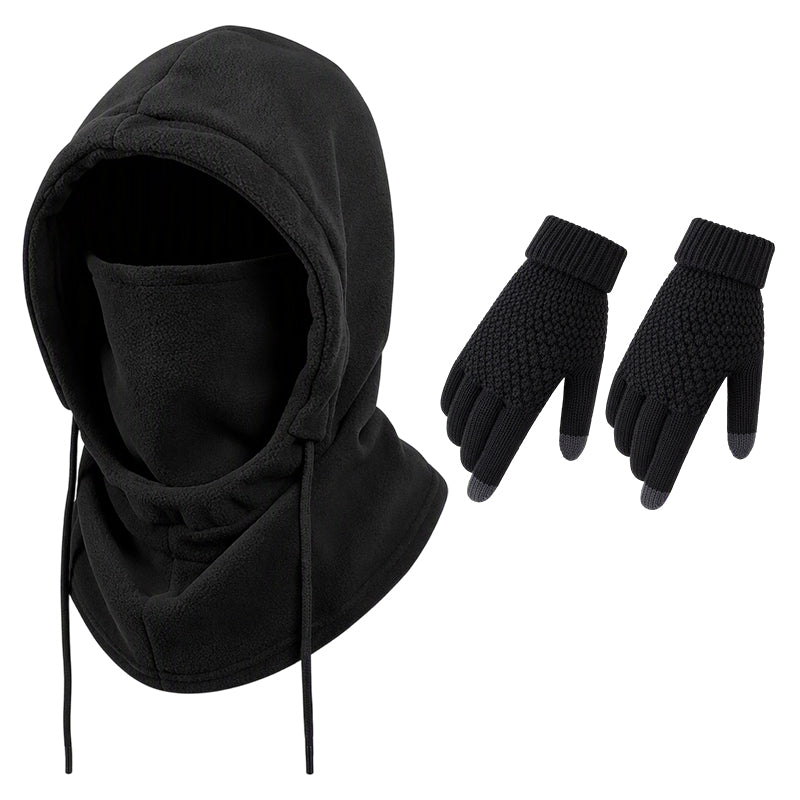 🎅Xmas Hot Sales - 58% off💥Balaclava Hood with Touchscreen Gloves & Socks Set