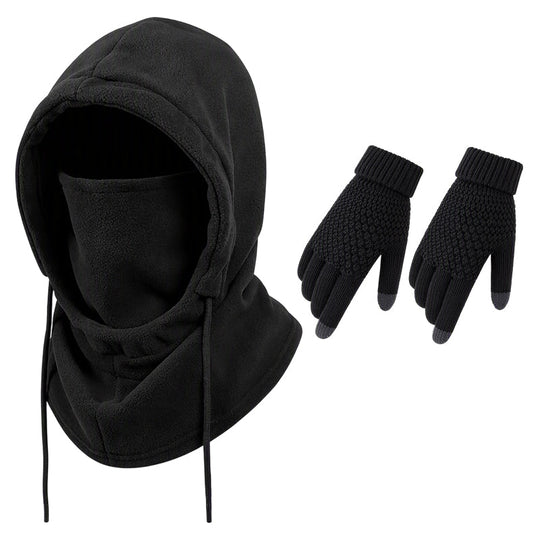 🎅Xmas Hot Sales - 58% off💥Balaclava Hood with Touchscreen Gloves & Socks Set