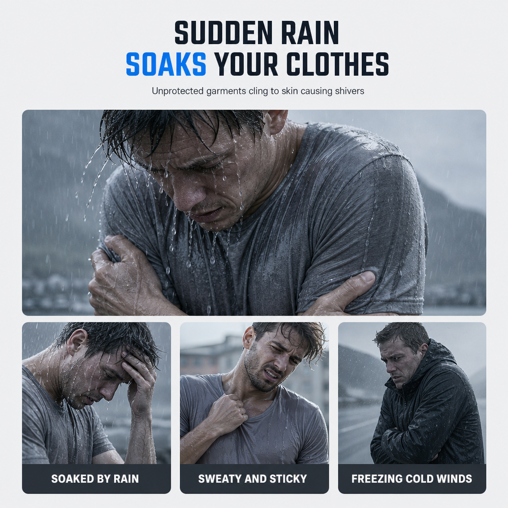 🔥 LAST DAY SALE ONLY £21.99! 🧥 Unisex Outdoor Hooded Softshell Jacket – Windproof & Water-Resistant 🌧️