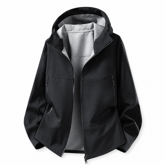 🔥 LAST DAY SALE ONLY £21.99! 🧥 Unisex Outdoor Hooded Softshell Jacket – Windproof & Water-Resistant 🌧️