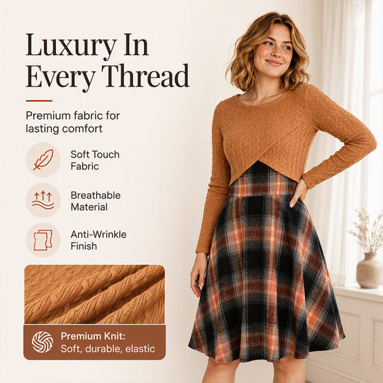 🍂 New Arrival Hot Pick ✨ Women's Plaid Two-Piece Set – Chic Style & Effortless Elegance 🤎