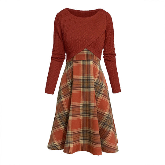 🍂 New Arrival Hot Pick ✨ Women's Plaid Two-Piece Set – Chic Style & Effortless Elegance 🤎