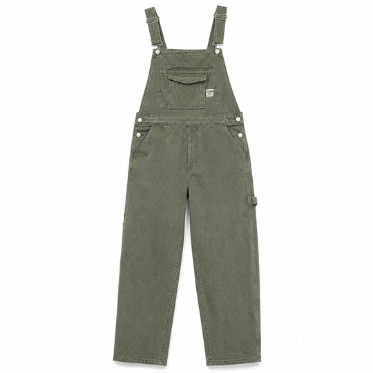 👖 Men's Heavyweight Cotton Denim Overalls | Relaxed Fit, Straight Leg Dungarees with Multi-Pocket Utility ✨