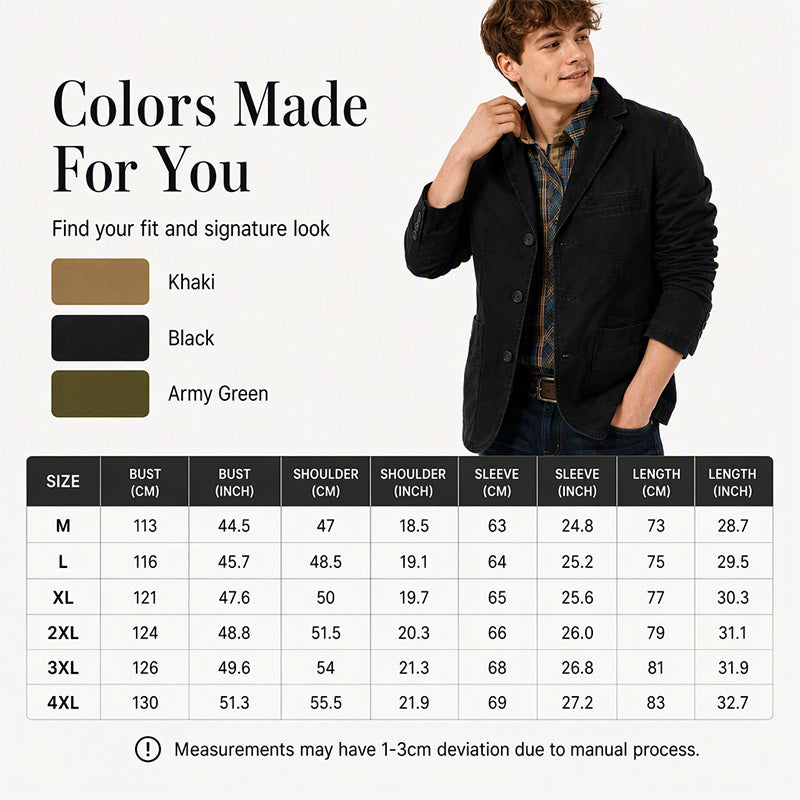 Hot Sale 50% OFF🔥Men's Notch Lapel Slim-Fit Jacket