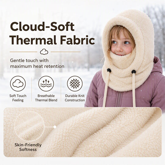 🖤Black Friday Sale🖤Children's Windproof Thermal Cycling Balaclava Hat