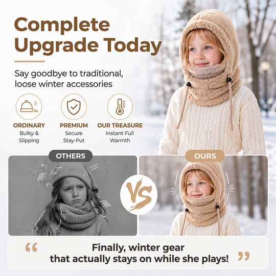🖤Black Friday Sale🖤Children's Windproof Thermal Cycling Balaclava Hat