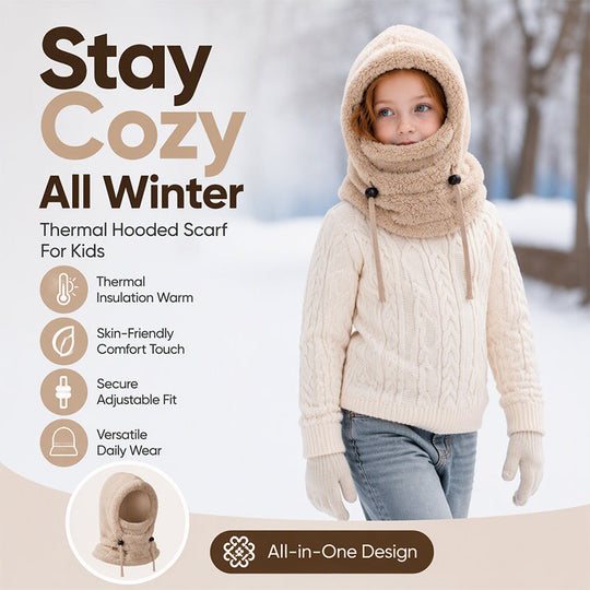 🖤Black Friday Sale🖤Children's Windproof Thermal Cycling Balaclava Hat