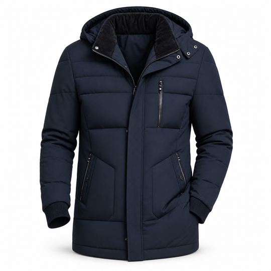 💕Free Shipping✈️Men's Winter Fleece Lined Coat with Detachable Hood