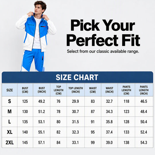 🖤Black Friday Sale:50% OFF🖤 🏃‍♀️Men's Colorblock Zip-Up Jacket & Drawstring Pants Set