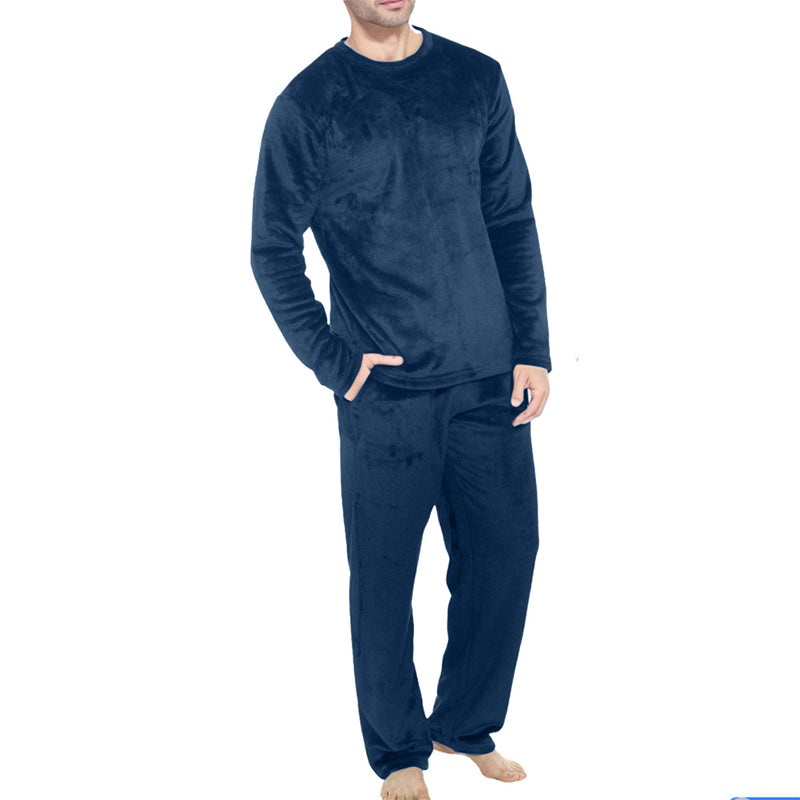 🖤Black Friday Sale:50% OFF🖤Men's Cozy Thermal Velvet Pajama Set
