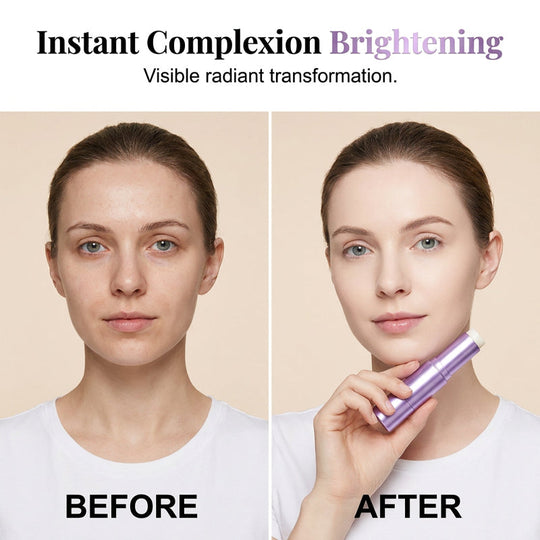 🏆 Last Day Special Price £9.99! 💄 2-in-1 Color Changing Foundation Stick | Skin Tone Matching Cream Foundation Stick for Flawless Makeup✨