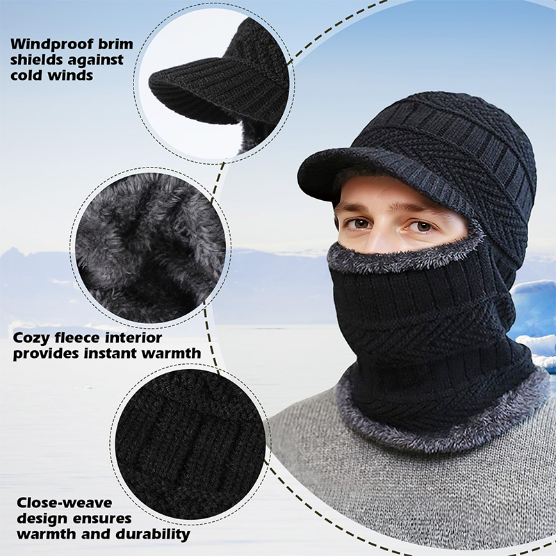 🔥66% OFF !! ❄️ 3-in-1 Winter Balaclava, Insulated Hood with Protective Goggles
