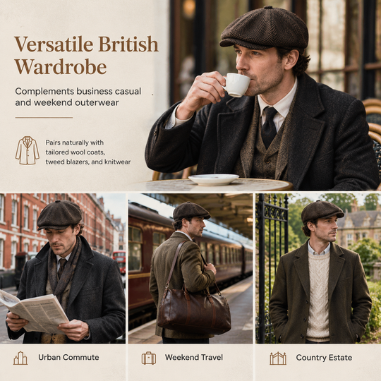 🧢 Vintage British Style Unisex Newsboy Cap | No boring hat, no uncomfortable fit – Classic & casual for daily wear and outings ✨