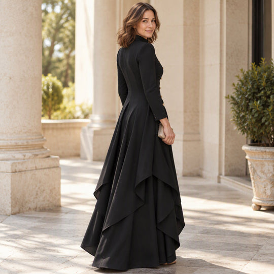💖Black Friday Mega Deal 💖Women's Elegant Longline Coat and Wide-Leg Pants Set