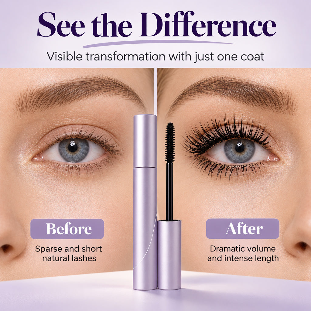 🥳2026 HOT SALE🥳💞50K+ SOLD! 🌸✨ 50% OFF! Waterproof Lengthening & Volumizing Mascara – spiral brush for even coating, all-day curl lift. Feather-light volume, no clumps! 🛡️✅
