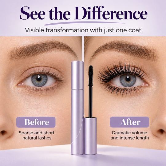 🥳2026 HOT SALE🥳💞50K+ SOLD! 🌸✨ 50% OFF! Waterproof Lengthening & Volumizing Mascara – spiral brush for even coating, all-day curl lift. Feather-light volume, no clumps! 🛡️✅