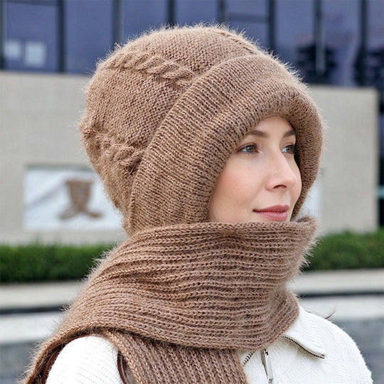 Women's Winter Warm Hooded Scarf