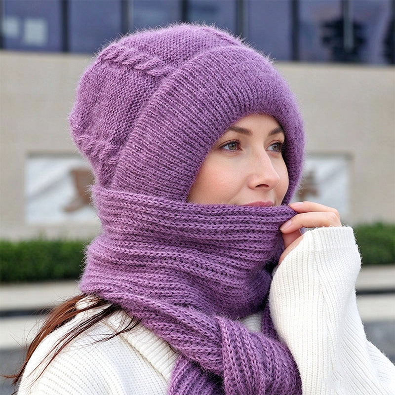 Women's Winter Warm Hooded Scarf