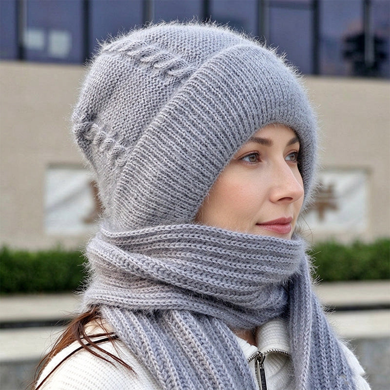Women's Winter Warm Hooded Scarf
