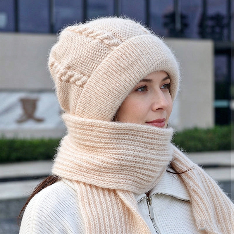 Women's Winter Warm Hooded Scarf