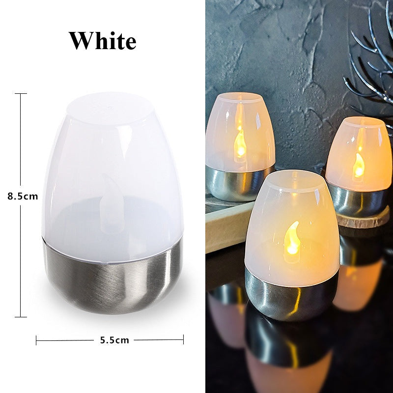 💗LAST DAY SALE 50% OFF⚡50K+ SOLD💕Solar-powered LED Candle Light Lamp🕯️💡